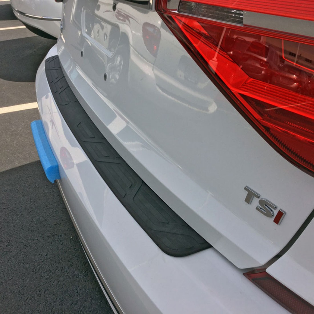Rear Bumper Protector Volkswagen Passat Alltrack  B7  Stainless Steel Nw 1 - View #7